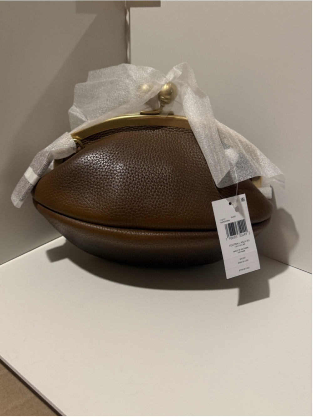 NEW Coach Football Kisslock Frame Bag CGP27 NWT IN HAND Ready to Ship - Picture 2 of 13